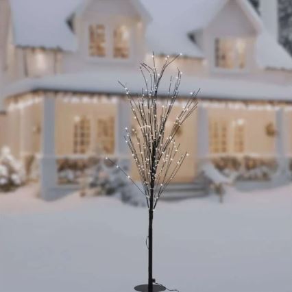 LED-Außen-Weihnachtsdekoration 600 LEDs/3,8 W/230 V 120 cm warmweiß IP44