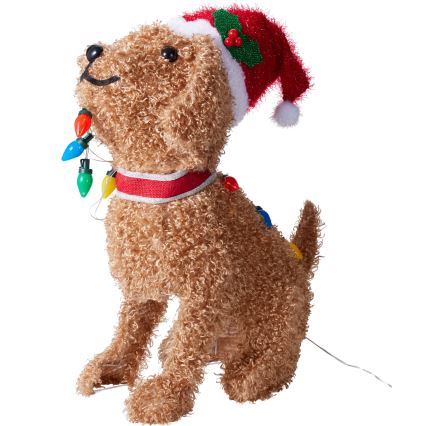 LED Außen-Weihnachtsdekoration 70xLED/230V 55 cm IP44 Hund