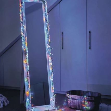 LED-Außen-Weihnachtslichterkette 150 LEDs/27,35 m IP44 mehrfarbig