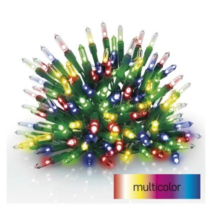 LED-Außen-Weihnachtslichterkette 150 LEDs/27,35 m IP44 mehrfarbig
