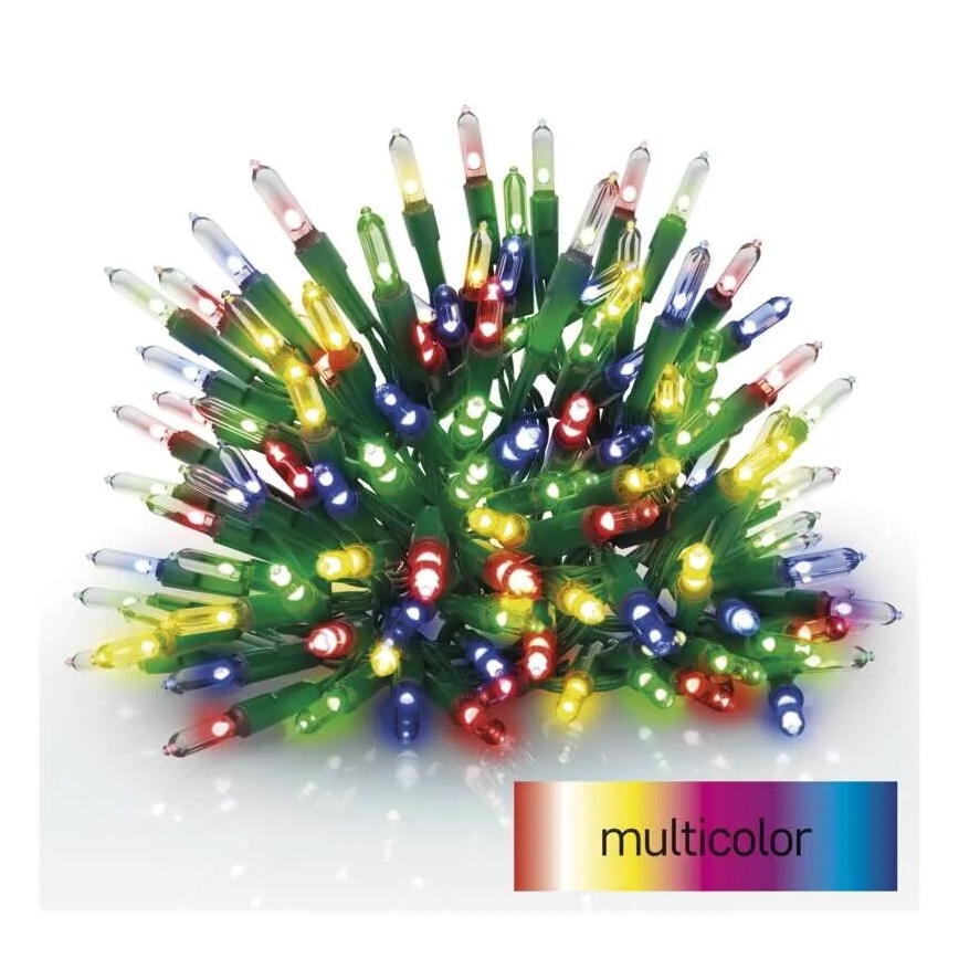 LED-Außen-Weihnachtslichterkette 150 LEDs/27,35 m IP44 mehrfarbig