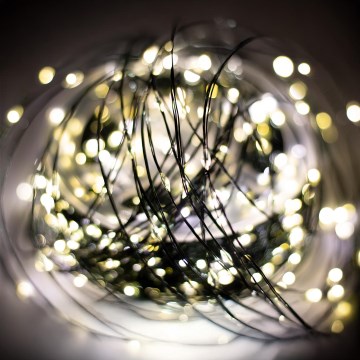 LED Außen-Weihnachtslichterkette 1500xLED/230V 8 Funktionen 153 m IP44 warmweiß + Fernbedienung