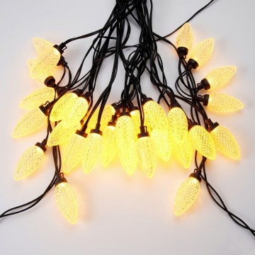 LED-Außen-Weihnachtslichterkette 20xLED/230V 14,5 m IP44 warmweiß