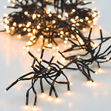 LED-Außen-Weihnachtslichterkette 768xLED/230V/8 Funktionen 8,5 m IP44 warmweiß