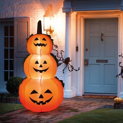 LED Außenbeleuchtung HALLOWEEN LED/8,4W/230V IP44 Kürbis
