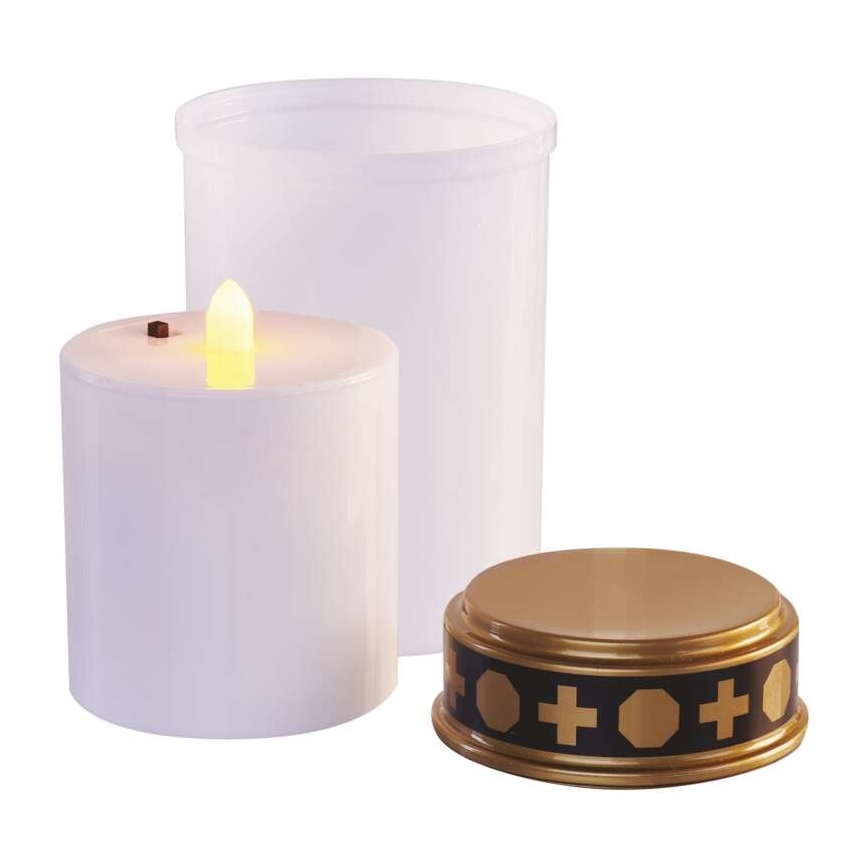 LED-Außendekoration LED/2xC IP44 weiß