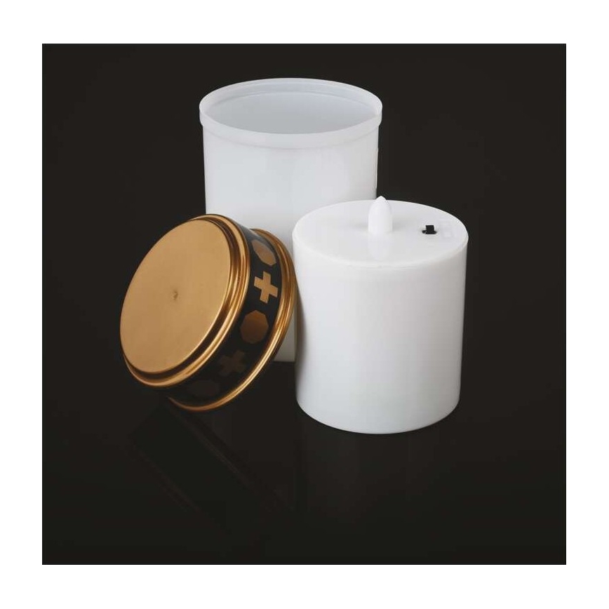 LED-Außendekoration LED/2xC IP44 weiß