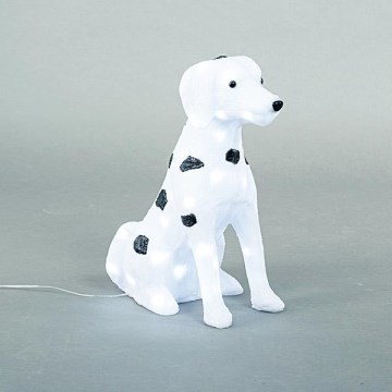 LED-Außendekoration LED/3,6W/230V IP44, kaltweiß, im Dalmatiner-Design