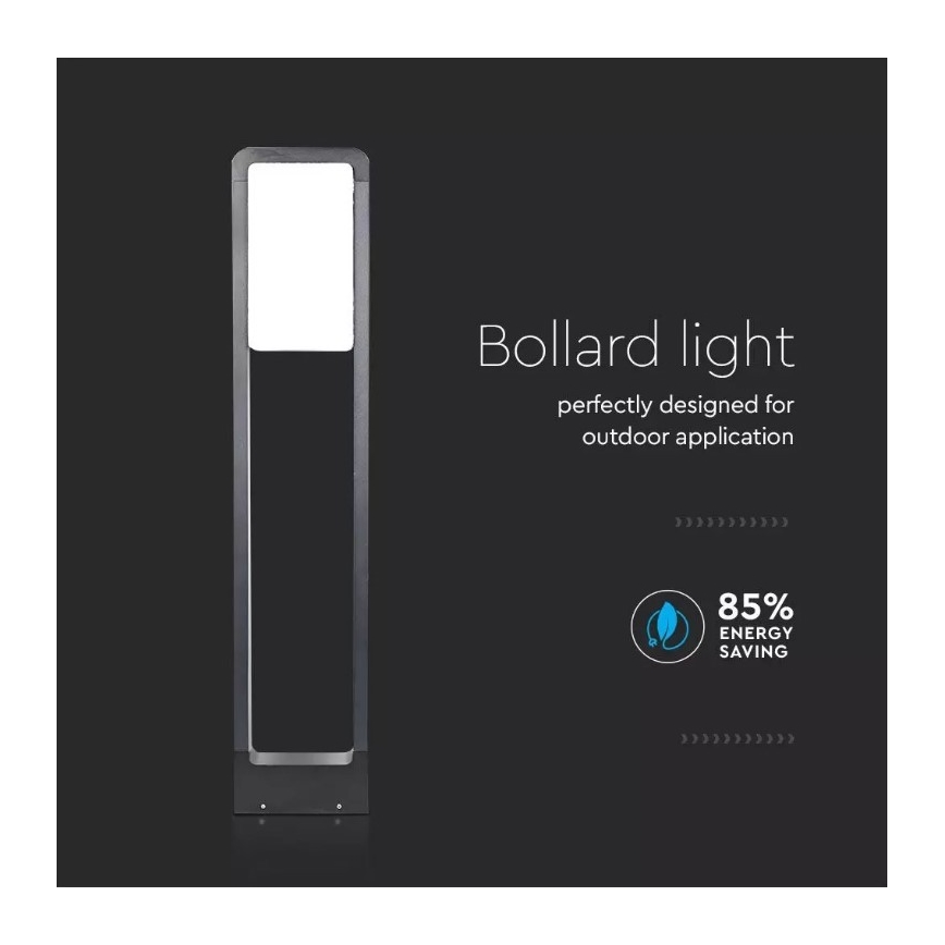 LED-Außenlampe SAMSUNG CHIP LED/10W/230V 3000K IP65 schwarz