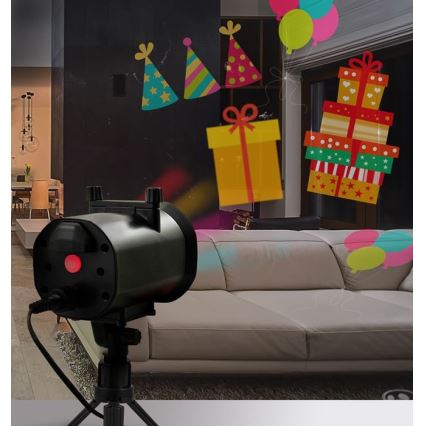 LED-Außenlaserprojektor LED/5W/230V IP44