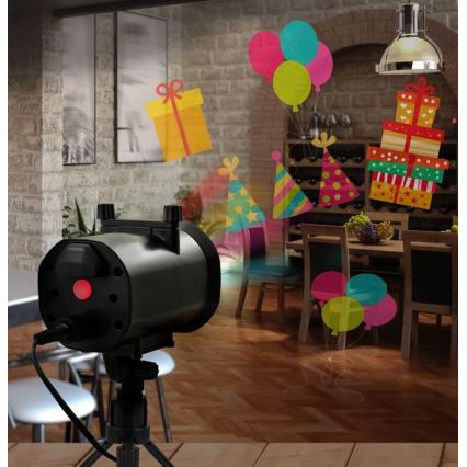 LED-Außenlaserprojektor LED/5W/230V IP44
