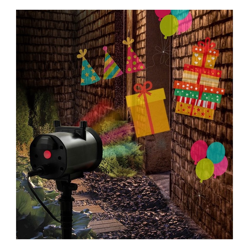 LED-Außenlaserprojektor LED/5W/230V IP44