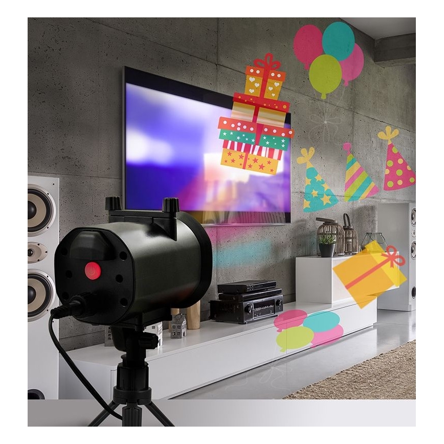 LED-Außenlaserprojektor LED/5W/230V IP44