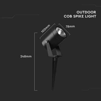 LED-Außenleuchte LED/10W/230V 3000K IP65