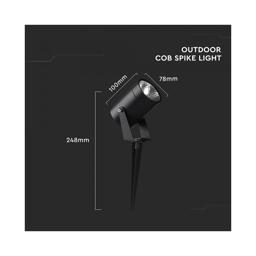 LED-Außenleuchte LED/10W/230V 3000K IP65