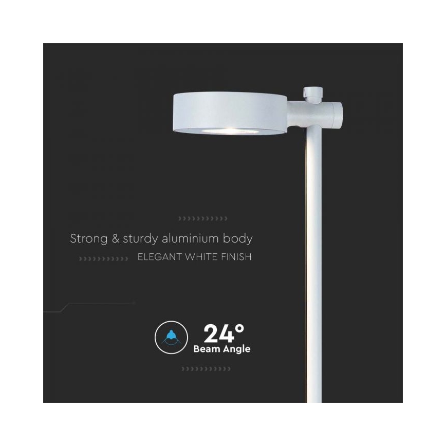 LED Außenleuchte LED/7W/230V 3000K IP65 weiß 102 cm