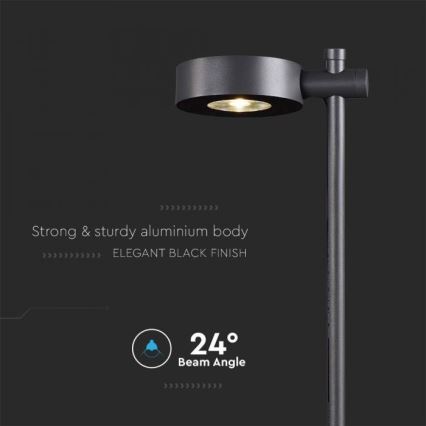LED-Außenleuchte LED/7W/230V 4000K IP65 schwarz