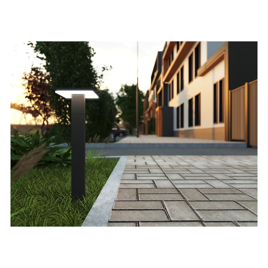LED-Außenleuchte mit Sensor BARI LED/10W/230V 4000K 60 cm IP54 anthrazit
