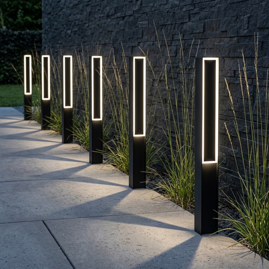 LED-Außenleuchte MODO, 23,4 W / 230 V, 4000 K, IP44, 80 cm, schwarz