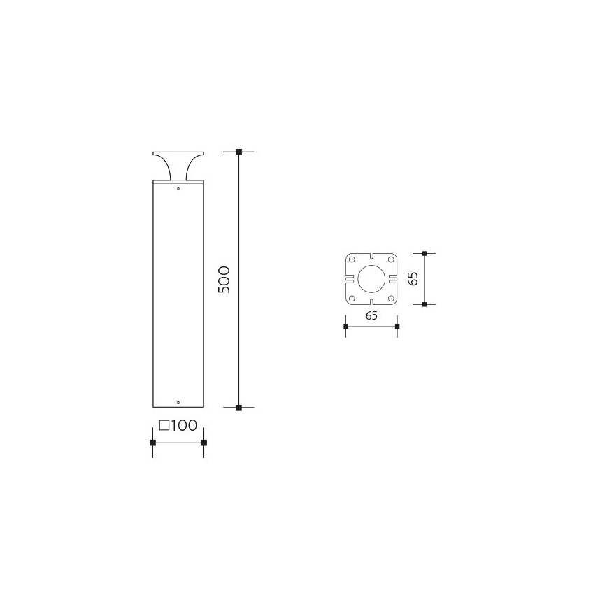 LED-Außenleuchte ORNELA LED/6W/230V 3000K IP54 braun