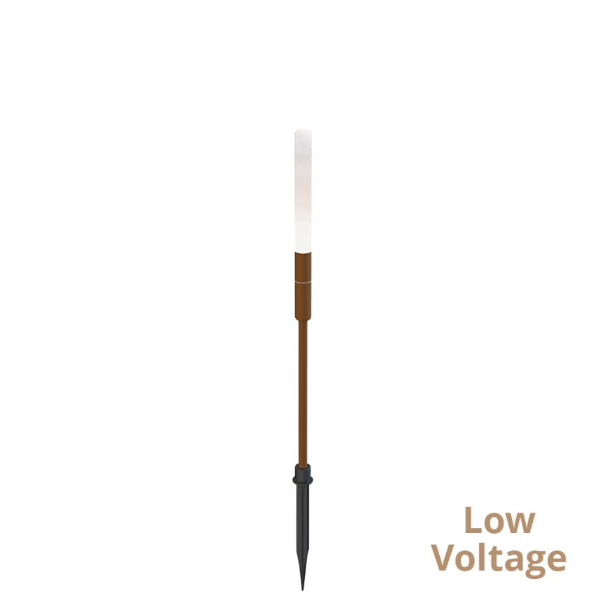 LED-Außenleuchte STICK LED/1,5W/24V IP65 braun