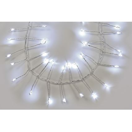LED Außenlichterkette 1440xLED/8 Funktionen 14,4m IP44 kaltweiß