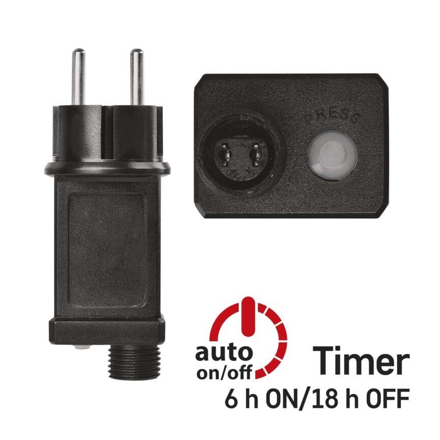 LED-Außenlichterkette 40 LEDs/9 m IP44 kaltweiß