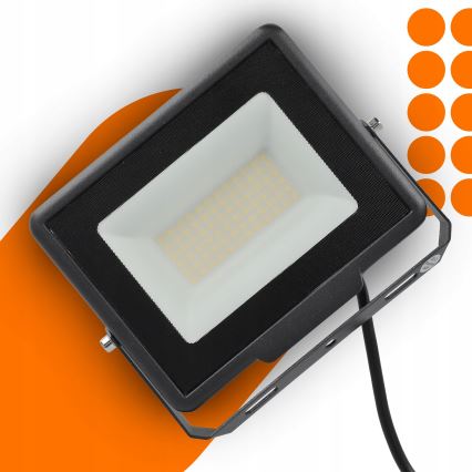 LED-Außenstrahler LED/50W/230V 4500K IP65 schwarz
