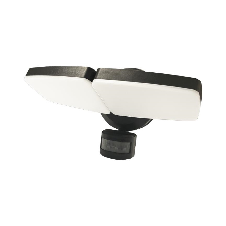 LED-Außenstrahler mit Sensor LED/24W/230V 3000/4000/6000K IP54 schwarz