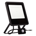 LED-Außenstrahler mit Sensor LED/30W/230V 4000K IP65 schwarz