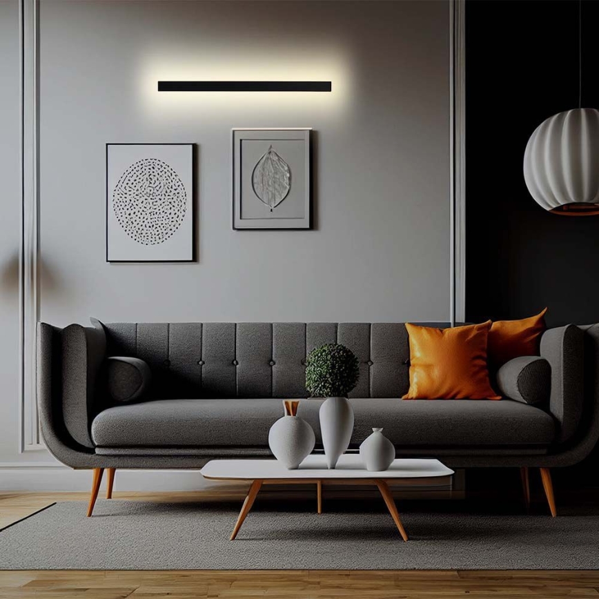 LED-Außenwandleuchte, 10 W, 230 V, 4000 K, IP65, 51 cm, schwarz