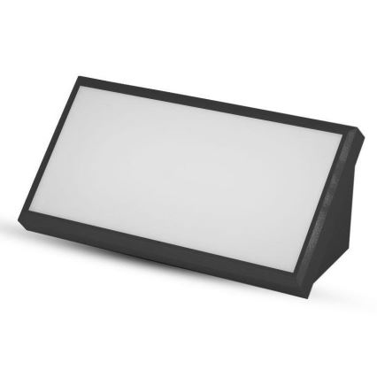 LED Außenwandleuchte LED/20W/230V 4000K IP65 Schwarz