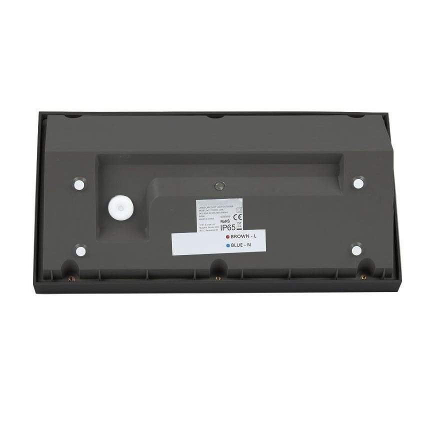 LED Außenwandleuchte LED/20W/230V 4000K IP65 Schwarz