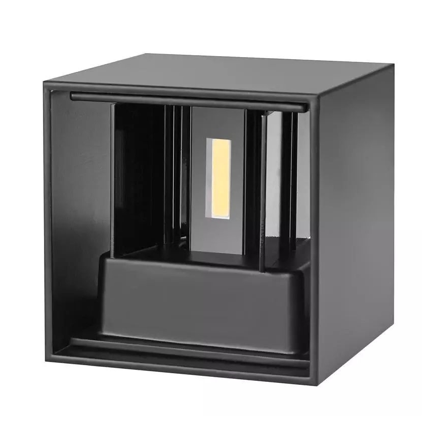 LED Außenwandleuchte 2xLED/3W/230V IP54 schwarz