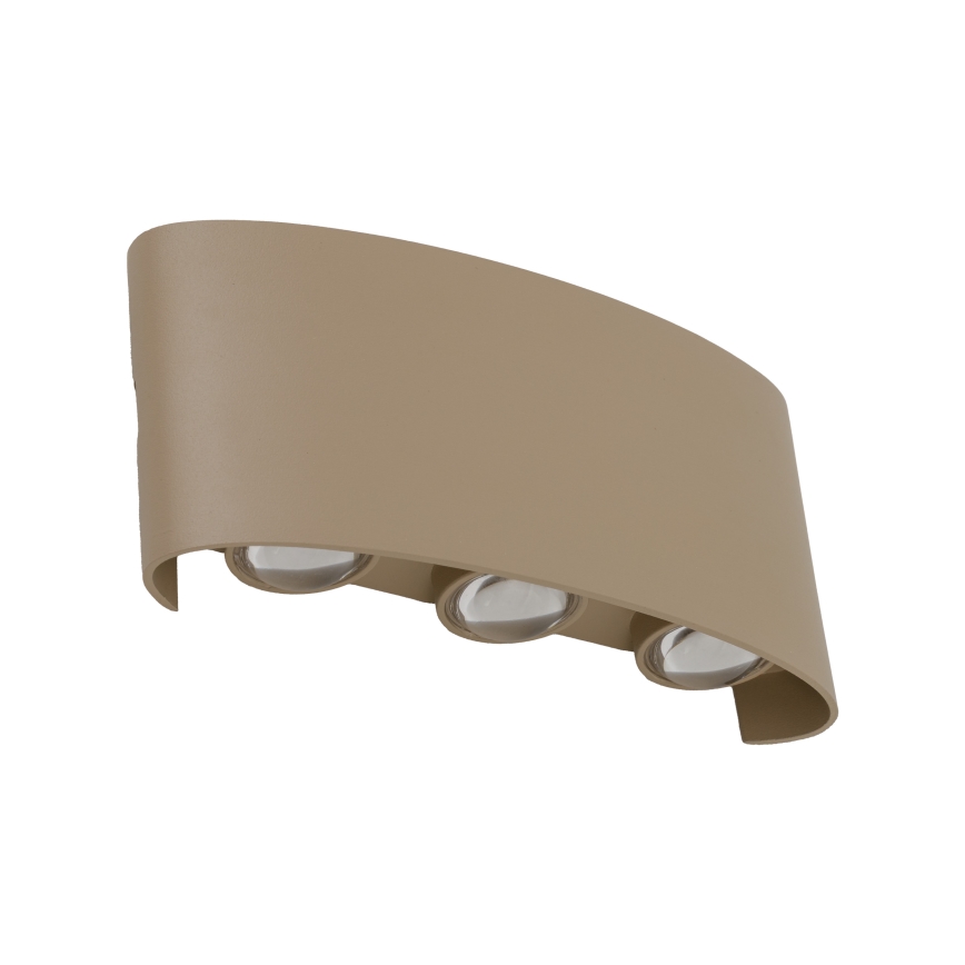 LED Außenwandleuchte ARROW LED/6W/230V IP54 beige