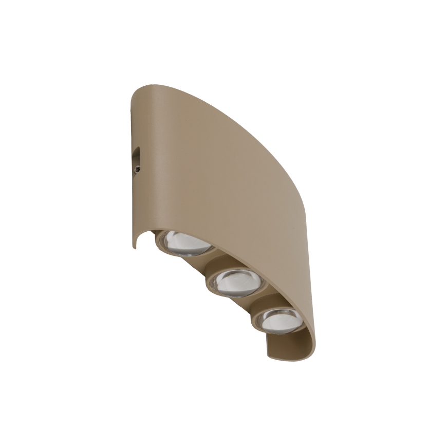 LED Außenwandleuchte ARROW LED/6W/230V IP54 beige