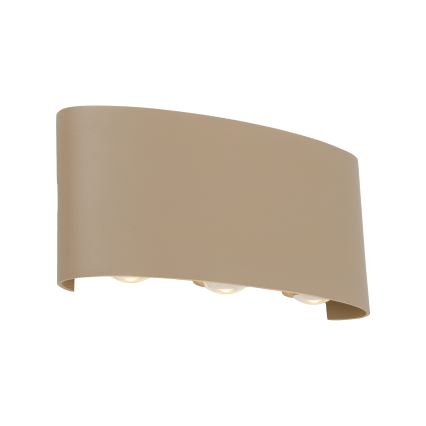 LED Außenwandleuchte ARROW LED/6W/230V IP54 beige