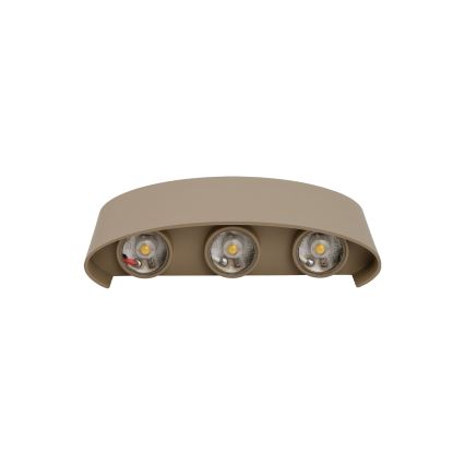 LED Außenwandleuchte ARROW LED/6W/230V IP54 beige