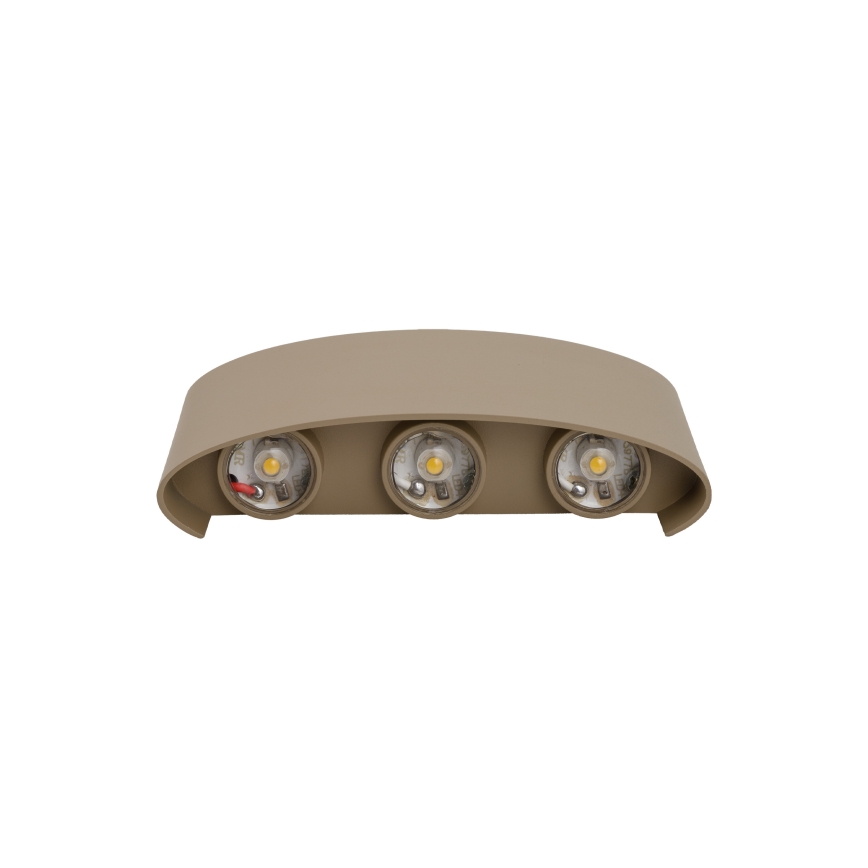 LED Außenwandleuchte ARROW LED/6W/230V IP54 beige