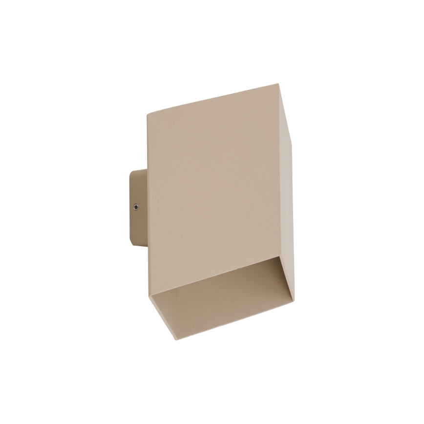 LED-Außenwandleuchte CUBE LED/10W/230V IP54 beige