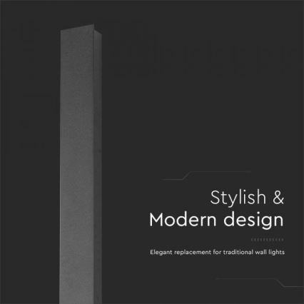 LED Außenwandleuchte LED/10W/230V 3000K IP65 51 cm anthrazit