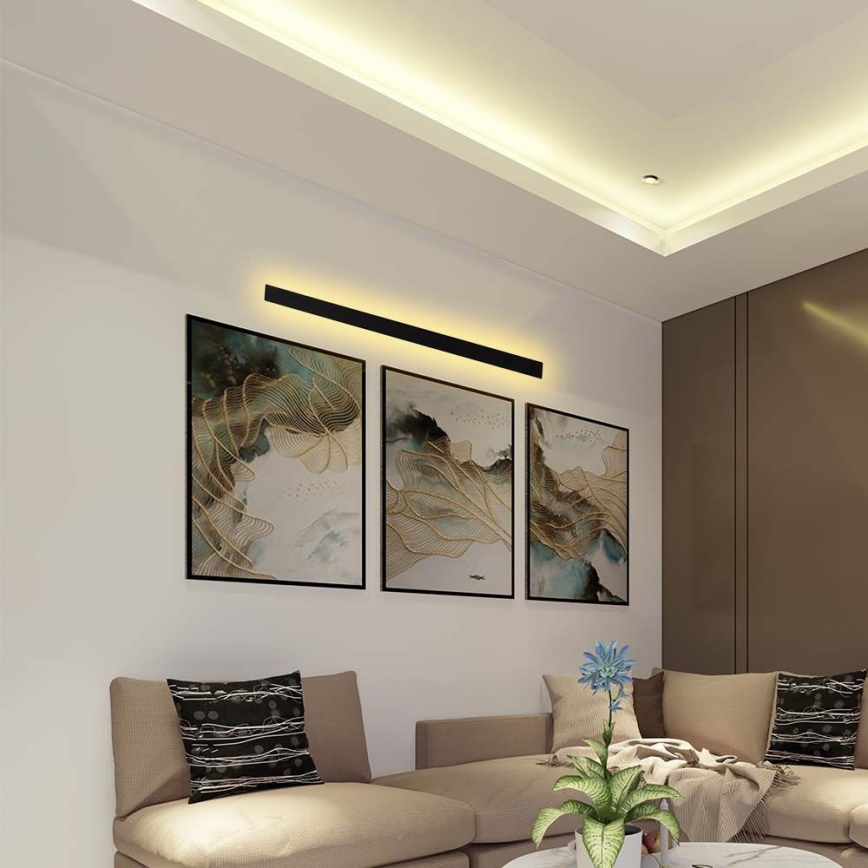 LED Außenwandleuchte LED/10W/230V 3000K IP65 51 cm schwarz