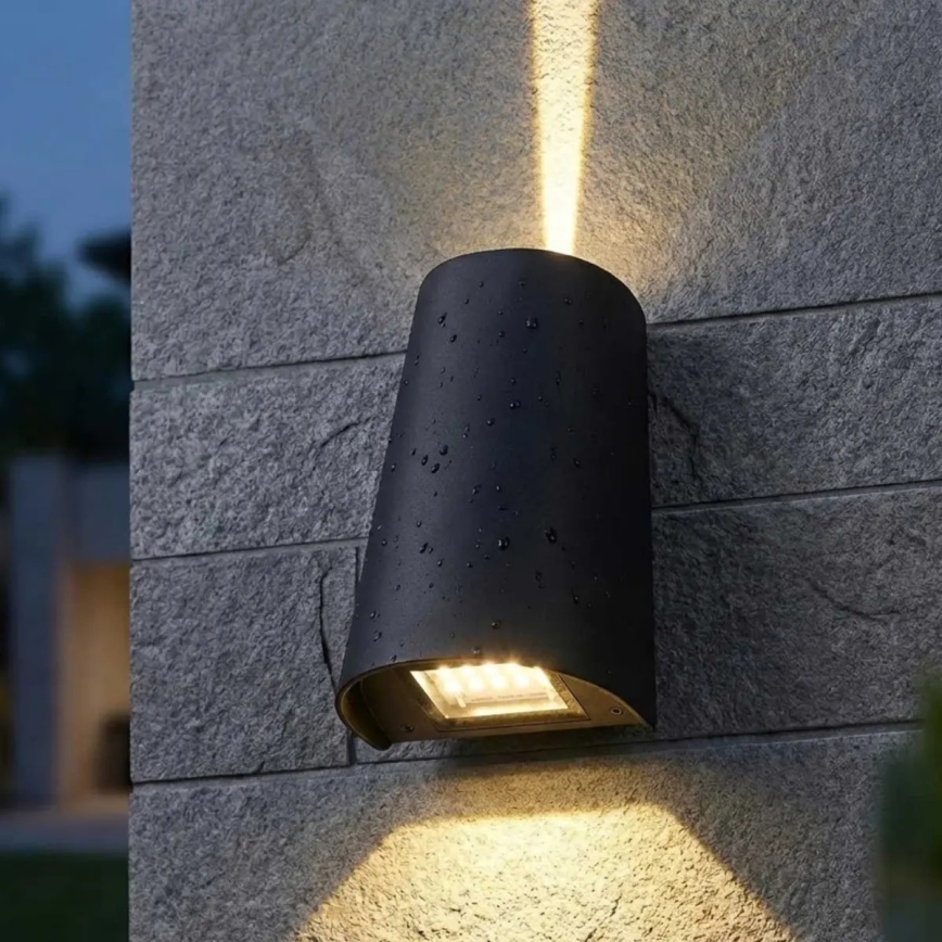 LED Außenwandleuchte LED/11W/230V IP65 schwarz