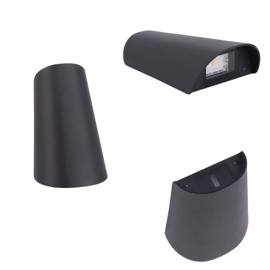 LED Außenwandleuchte LED/11W/230V IP65 schwarz