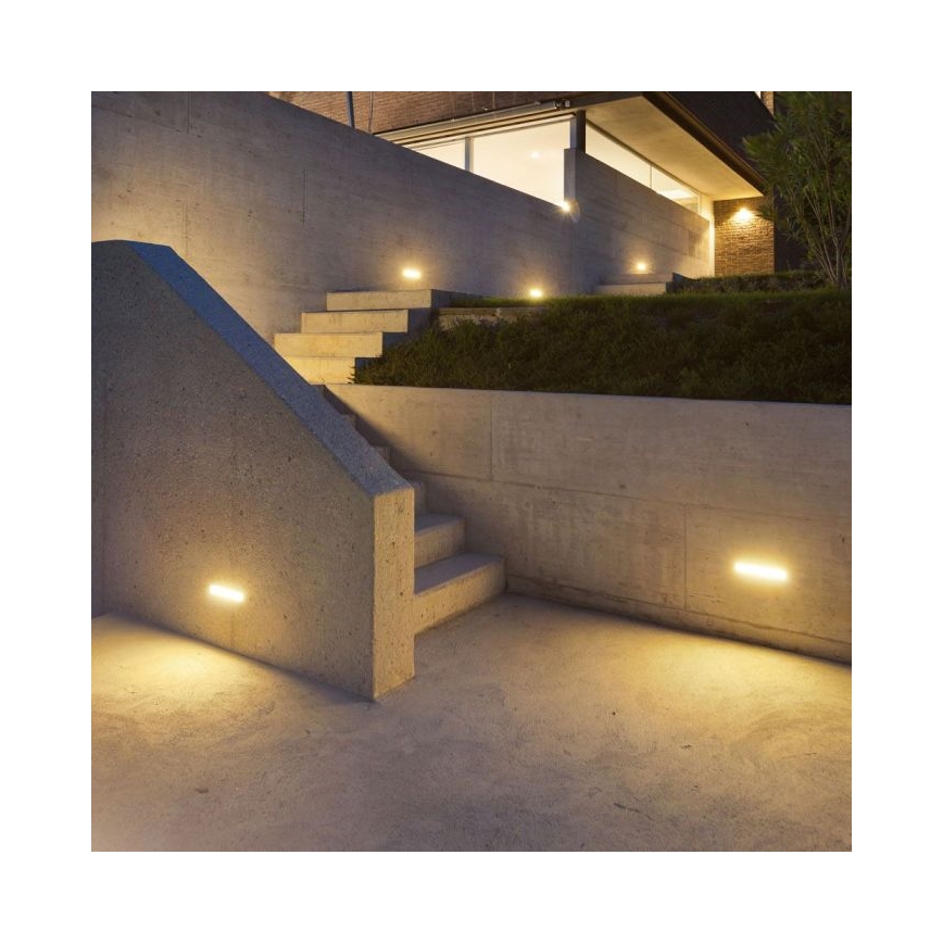 LED Außenwandleuchte LED/12W/230V 3000K IP65 grau