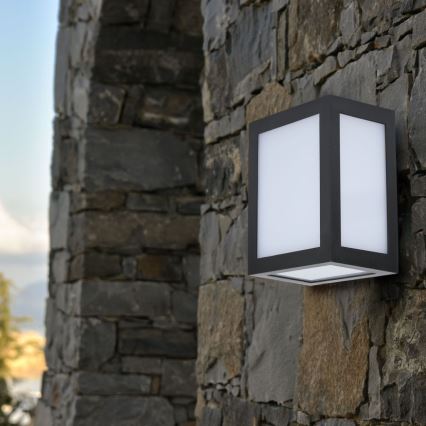 LED-Außenwandleuchte LED/12W/230V 4000K IP65 schwarz