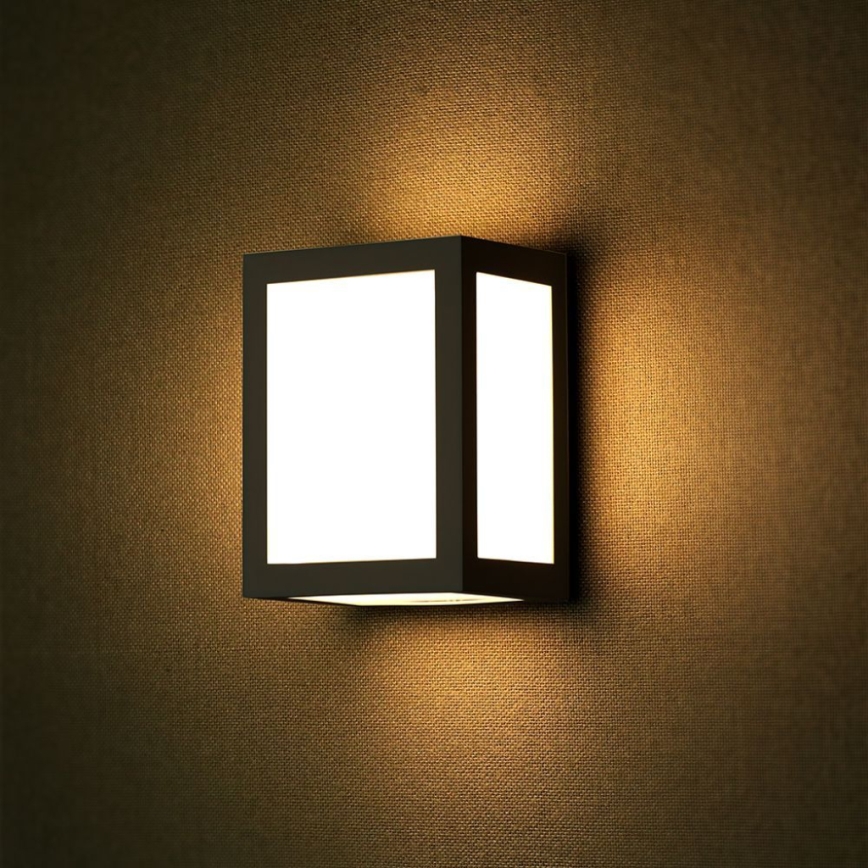 LED-Außenwandleuchte LED/12W/230V 4000K IP65 schwarz