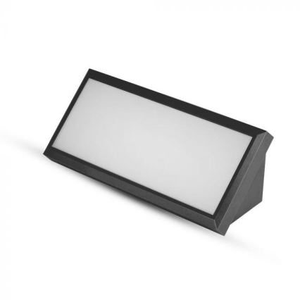 LED Außenwandleuchte LED/12W/230V 6400K IP65 schwarz