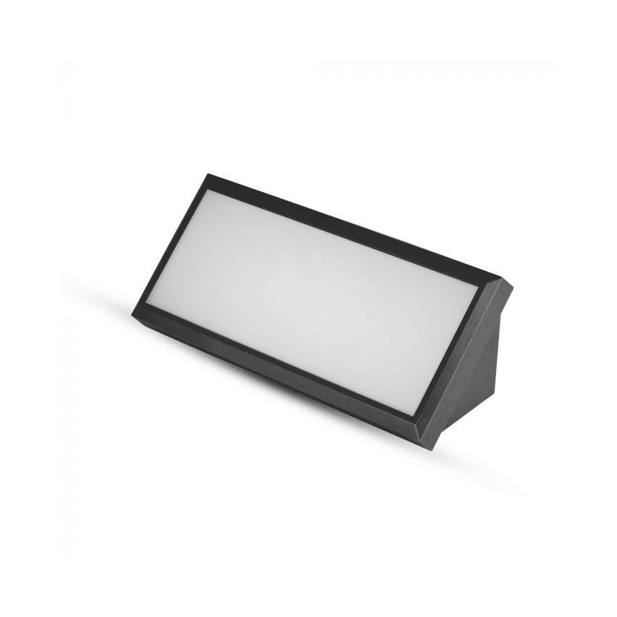 LED Außenwandleuchte LED/12W/230V 6400K IP65 schwarz