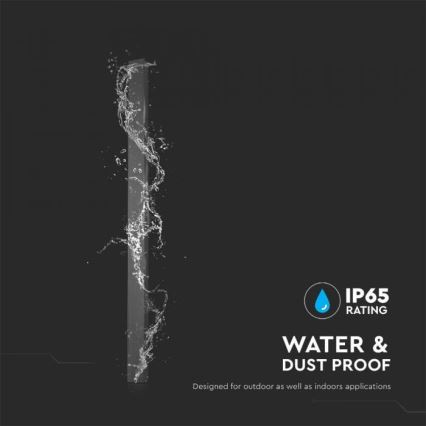 LED-Außenwandleuchte LED/16W/230V 4000K IP65 101 cm Anthrazit